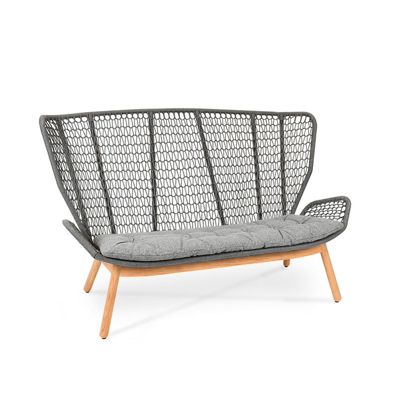 Fischer Möbel WING LIGHT Sofa, Teak