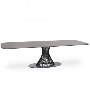 Fischer Möbel CLARIS Tisch, oval 280x95 cm