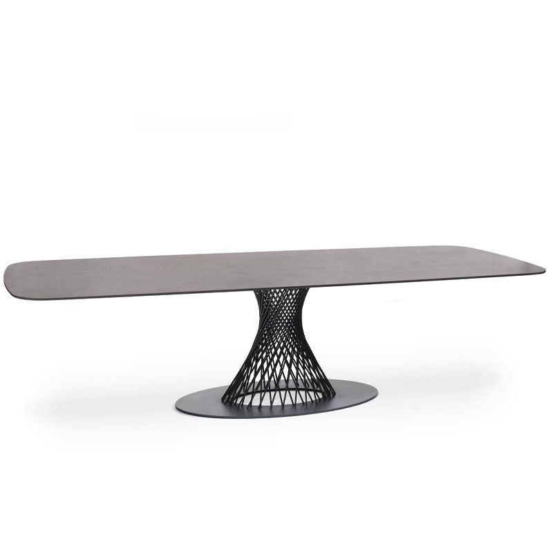 Fischer Möbel CLARIS Tisch, oval 280x95 cm