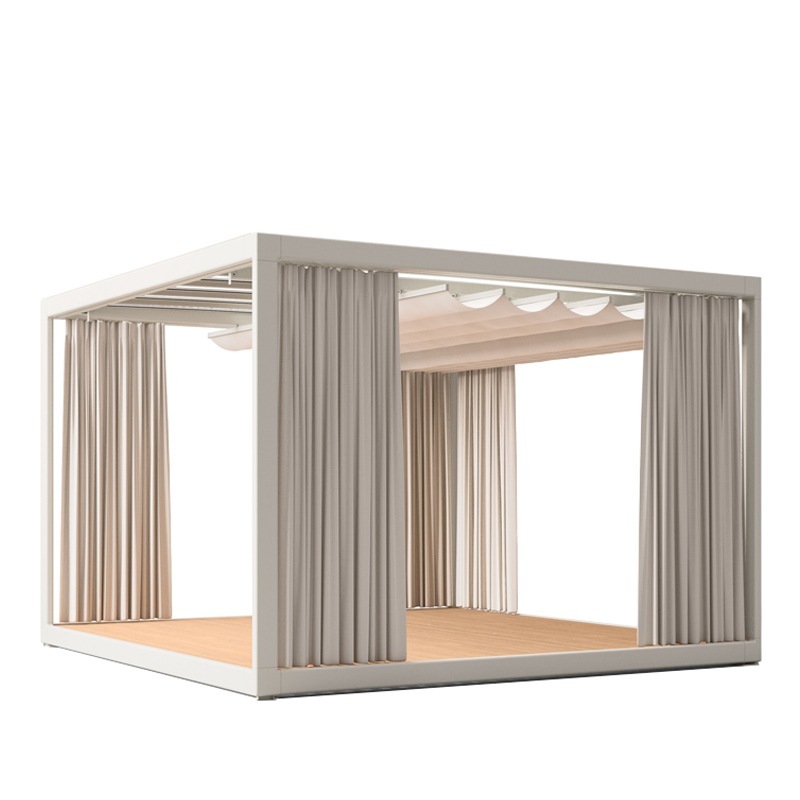 Ethimo EIVISSA Open Air Pavillon 375 x 495 mit Fußboden