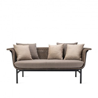 Vincent Sheppard WICKED 2-Sitzer Sofa dunkel