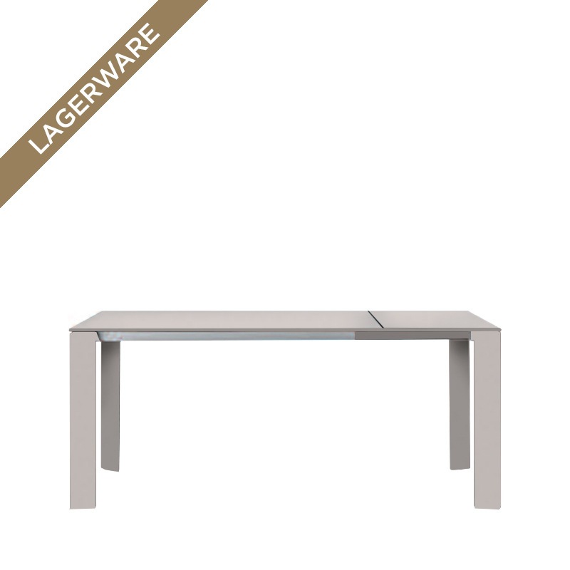 Grande Arche Ausziehtisch 160/210 x 90 cm, pulvergrau