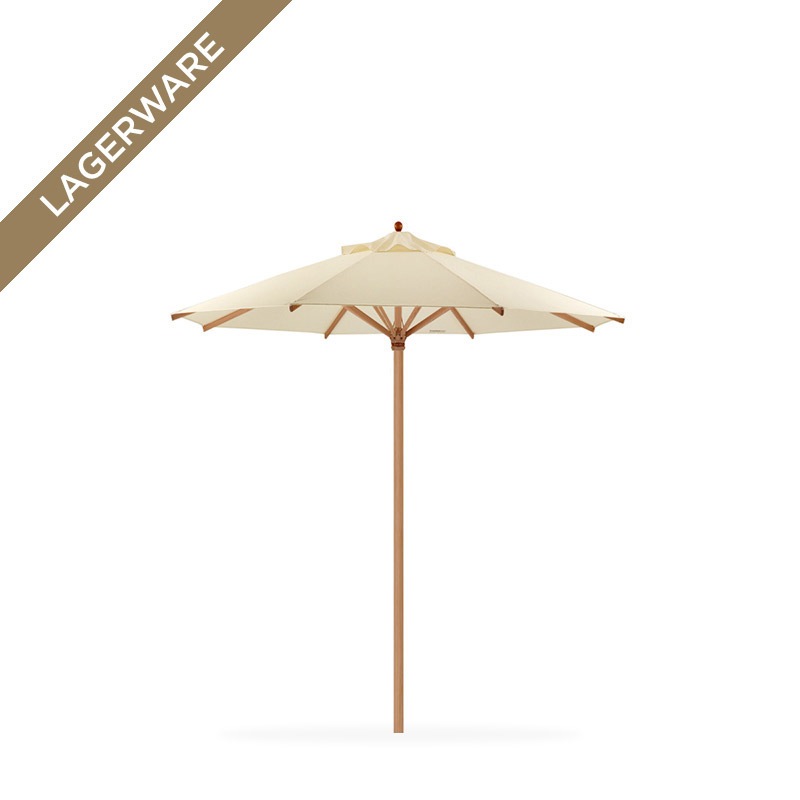 Teak Ø 250 cm mit Flaschenzug, natur