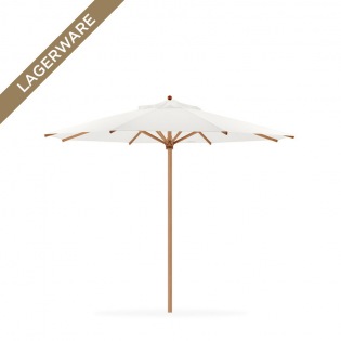 Teak Ø 350 cm mit Flaschenzug, weiß