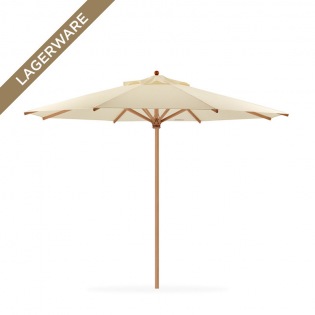 Teak Ø 400 cm mit Flaschenzug, natur