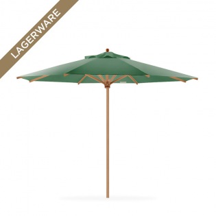 Teak Ø 400 cm mit Flaschenzug, schilfgrün