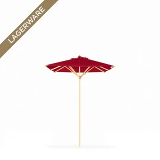 Klassiker 210x210 cm mit Flaschenzug, Acryltuch kirschrot