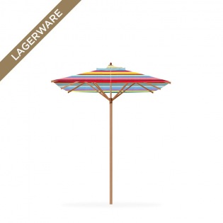 Teak 250x250 cm mit Flaschenzug & Knick, multicolor