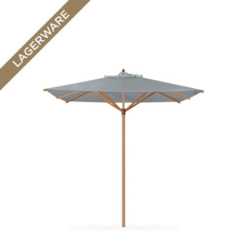 Teak 300x300 cm mit Flaschenzug, grau-meliert