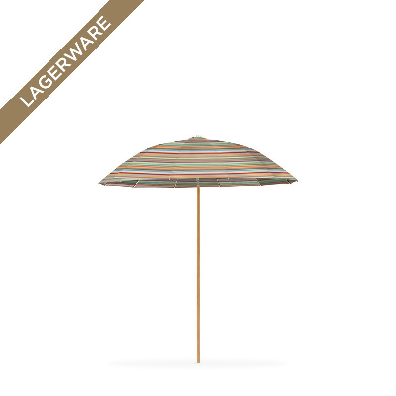 Pagodenschirm Ø 240 cm mit Holz-Stamm, multicolor mini