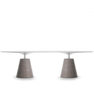 MDF Italia ROCK-TABLE Tisch, oval