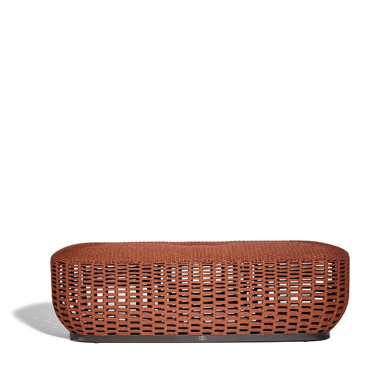Poltrona Frau Leplì Outdoor Hocker 121 x 45 cm