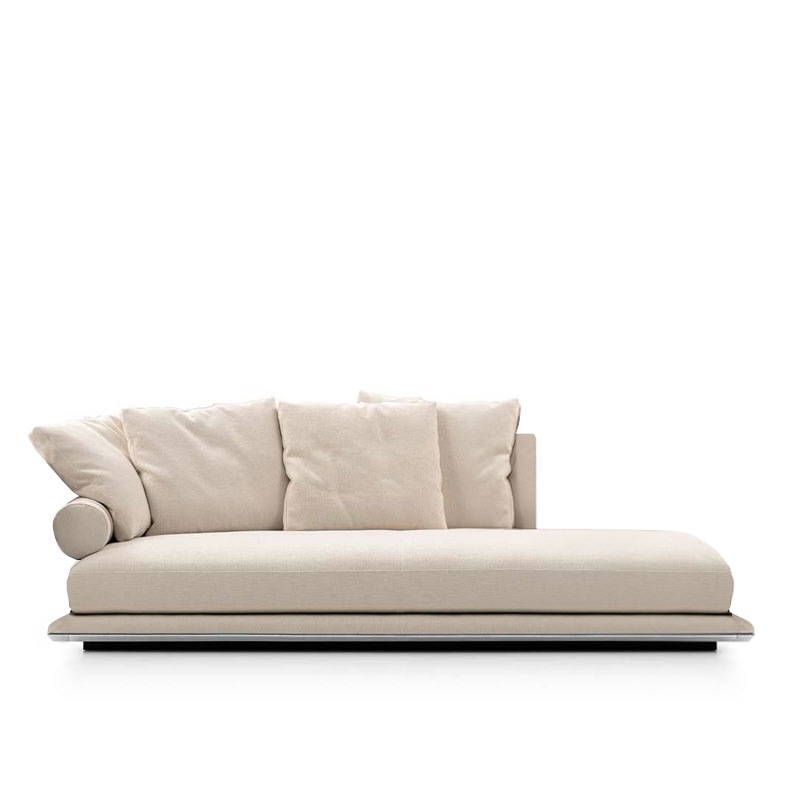 NOONU offenes Endelement mit Armrolle - 190 x 99 cm
