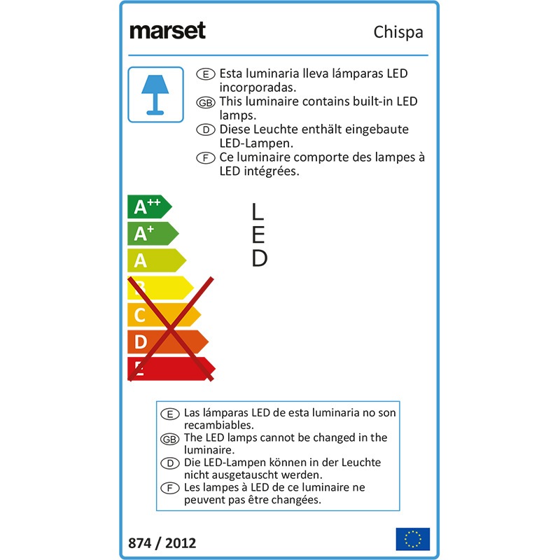 Marset CHISPA Akku-Tischleuchte