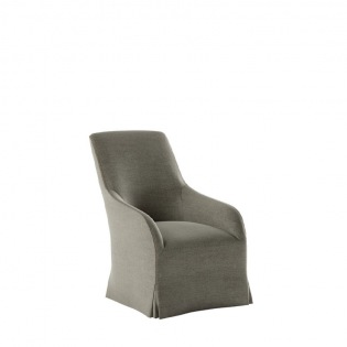 Maxalto AGATHOS hoher Drehsessel, langer Bezug