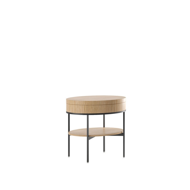 Maxalto EBE Nachttisch, oval, 64x48cm