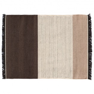 Nanimarquina TRES Stripes Chocolate Teppich