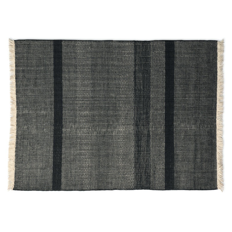 Nanimarquina TRES Texture Negro Teppich
