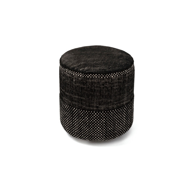 Nanimarquina Tres Persian Pouf Black
