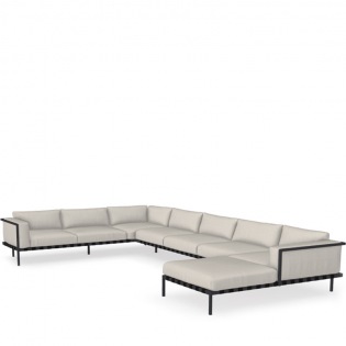 Tribù NATAL ALU SOFA Kombination 7
