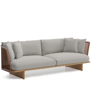Kettal MESH 3-Sitzer Sofa