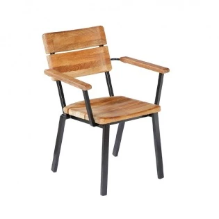 Barlow Tyrie TITAN Armlehnstuhl, Rustic Teak