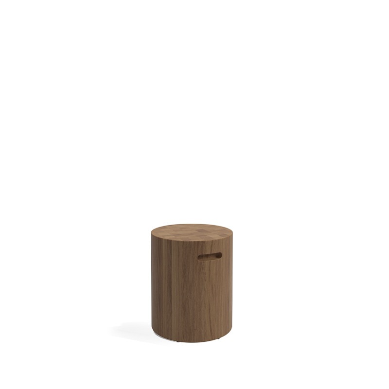 Gloster BLOCK Beistelltisch / Hocker Ø 38 cm