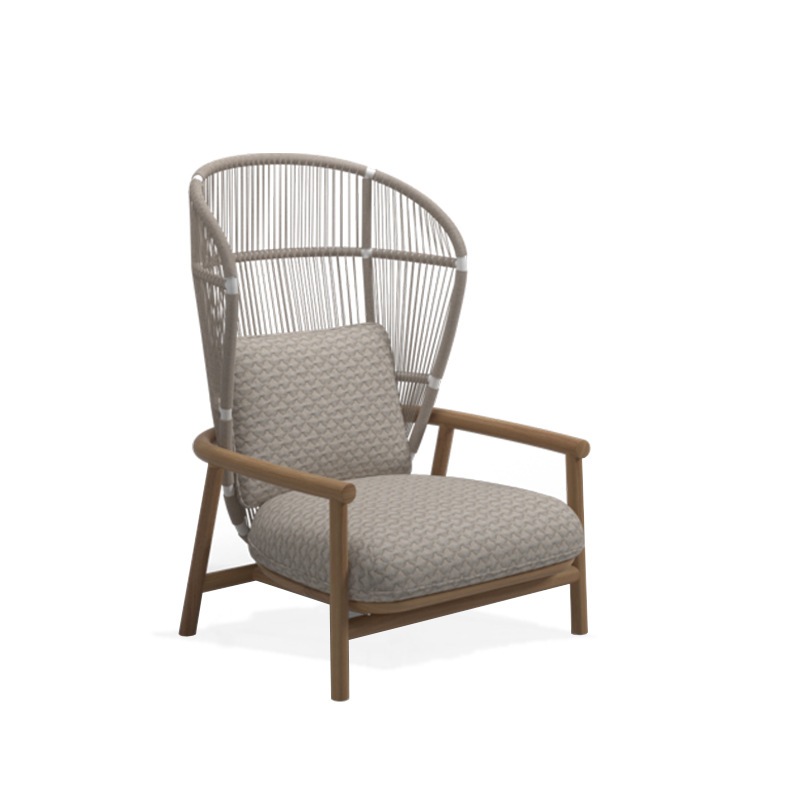 Gloster FERN Sessel mit hoher Rückenlehne