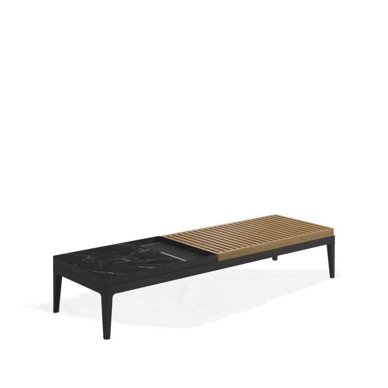 Gloster GRID Kaffeetisch 151 x 50 cm