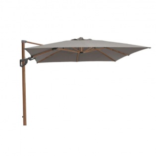 HYDE LUXE Freiarmschirm 300x300 cm, Holzoptik