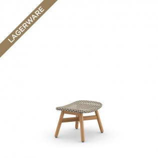 DEDON MBRACE Hocker, Geflecht Pepper