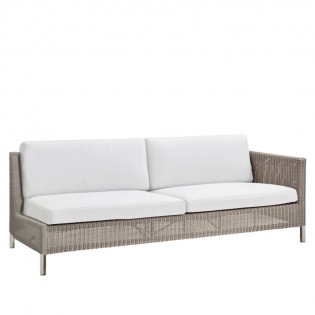 Cane-line CONNECT 2-Sitzer Endelement links