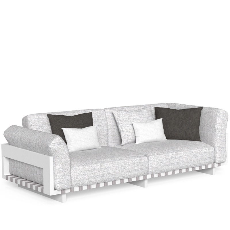 Talenti ARGO ALU 3-Sitzer Sofa mit Ecke