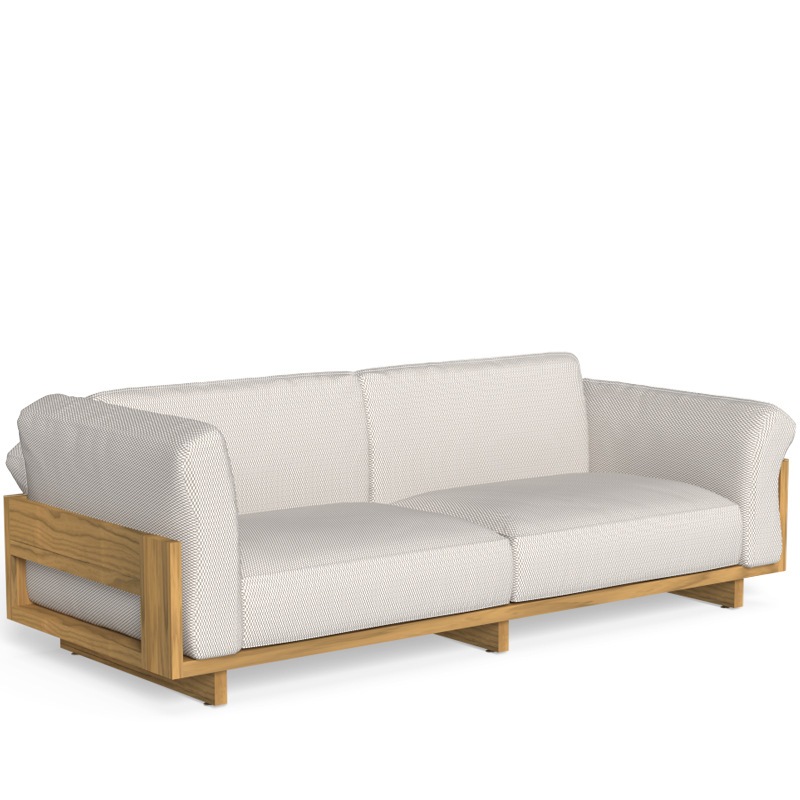 Talenti ARGO WOOD 3-Sitzer Sofa mit Ecke