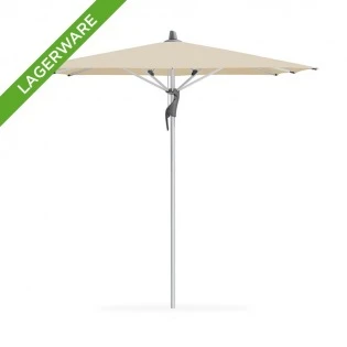 FORTINO® Riviera Teleskopschirm 200x200 cm, Bamboo
