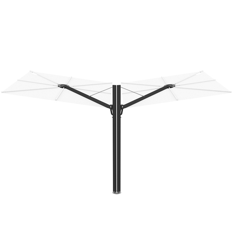 Umbrosa Duo SPECTRA Sonnenschirm BLACK 250 x 540 cm