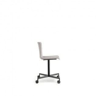TWEET 893/2 Drehstuhl mit Rollen, gepolstert