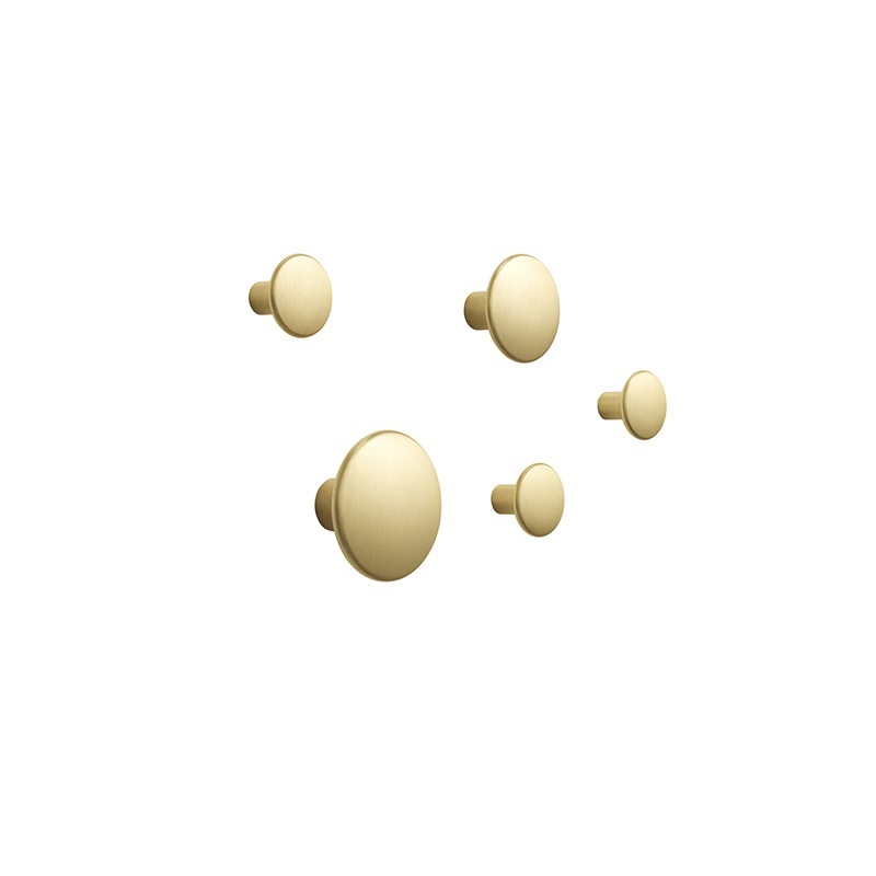Muuto DOTS METAL Wandhaken, 5er Set