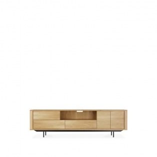 Ethnicraft SHADOW TV-Board mit Metallfüßen