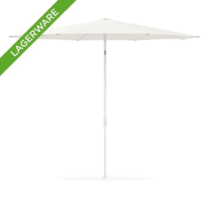 Glatz SMART Sonnenschirm Ø 220 cm, White/ Gestell matt weiss