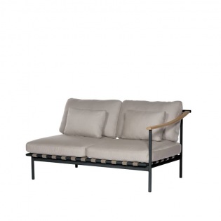 Around Teak Lounge 2-Sitzer Endelement rechts