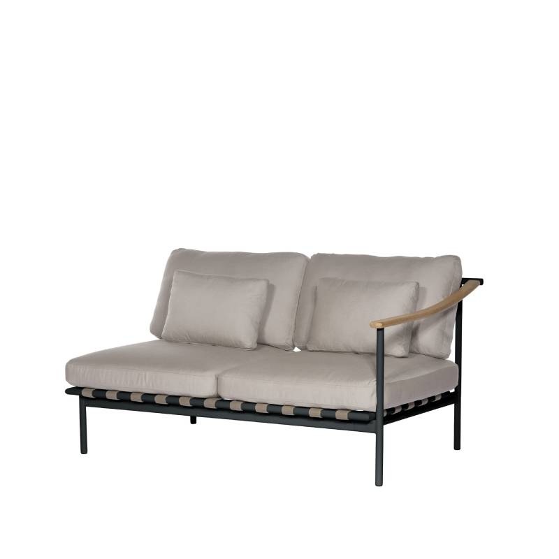 Around Teak Lounge 2-Sitzer Endelement rechts