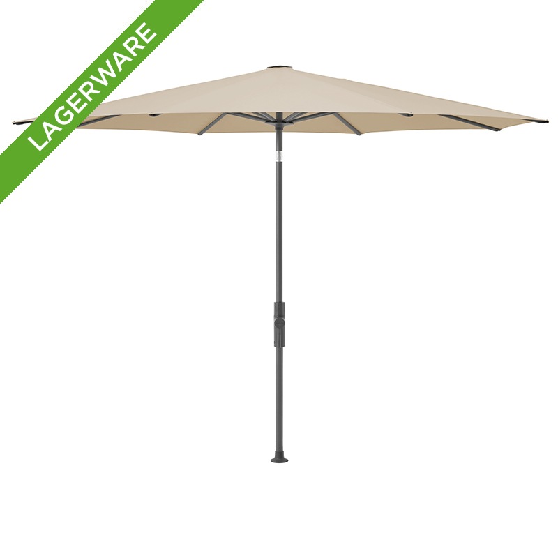 TWIST Schirm Ø 300 cm, Cream/ Gestell anthrazit