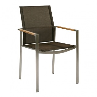 Barlow Tyrie MERCURY Armlehnstuhl mit Teak-Armlehne