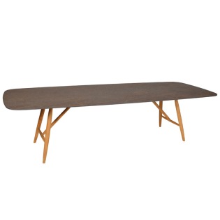 Fischer Möbel BELUGA Tisch oval 280 x 100 cm