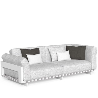 Schutzhülle für ARGO ALU 3-Sitzer Sofa mit Ecke