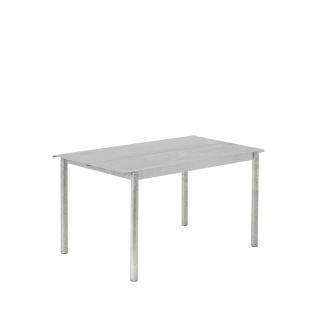 Muuto LINEAR STEEL Outdoor Tisch 140 x 75 cm, warmverzinkt