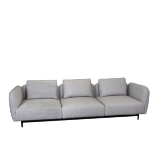 Cane-line AURA Indoor 3 Sitzer Sofa, hohe Armlehne