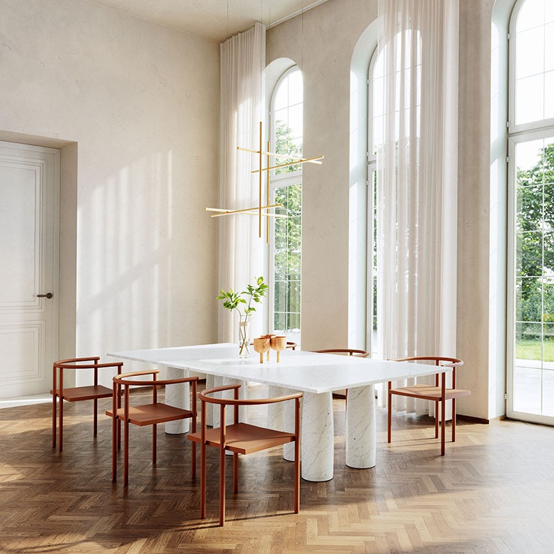 Kettal IL COLONNATO Esstisch, Marmor 140 x 280 cm