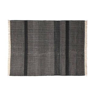 Nanimarquina TRES Texture Black Outdoor Teppich